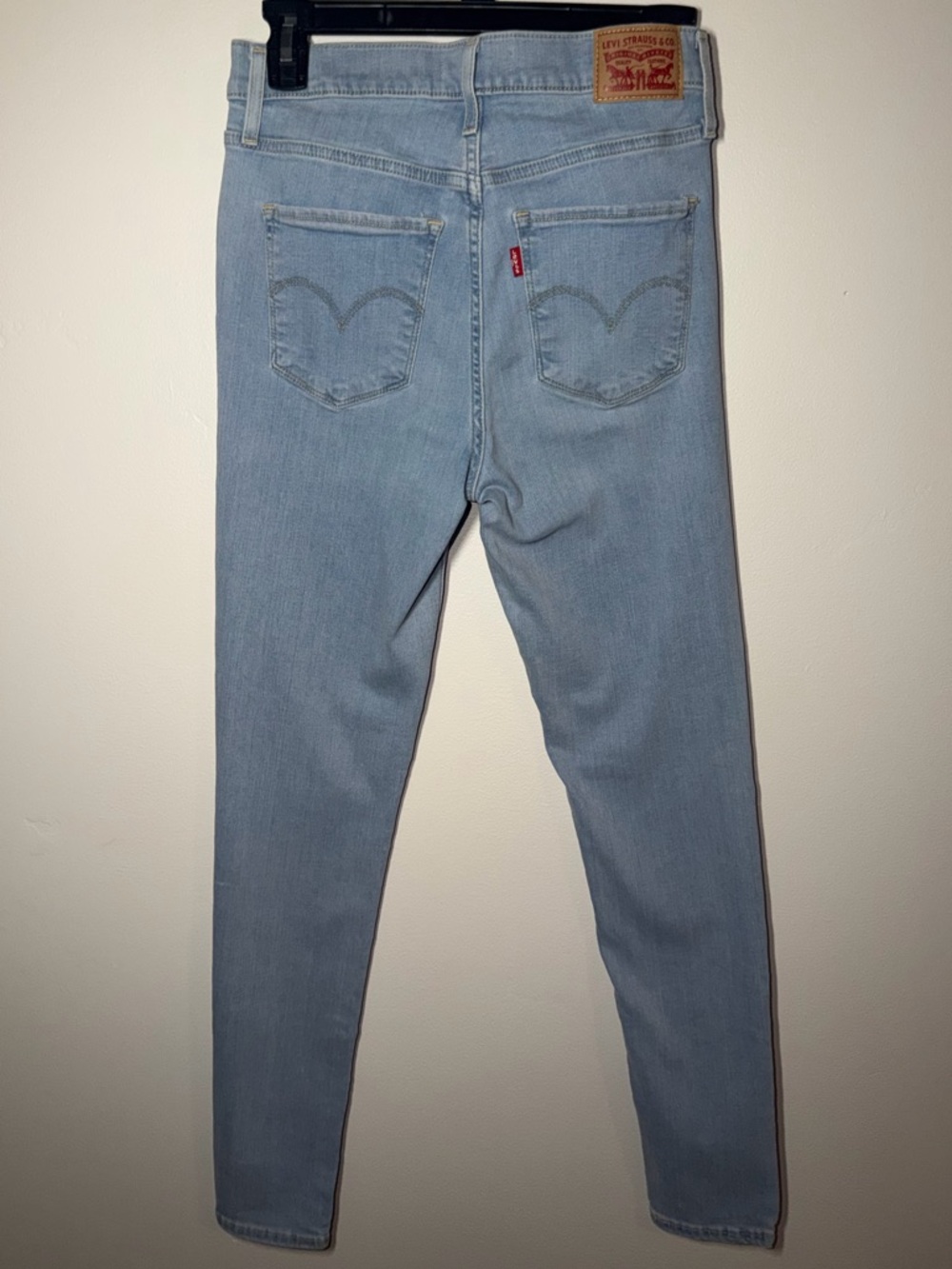 Levi's 720 High Rise Super Skinny Light Blue Jeans